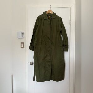 NWT Roots Ellison Waxed Trench Coat